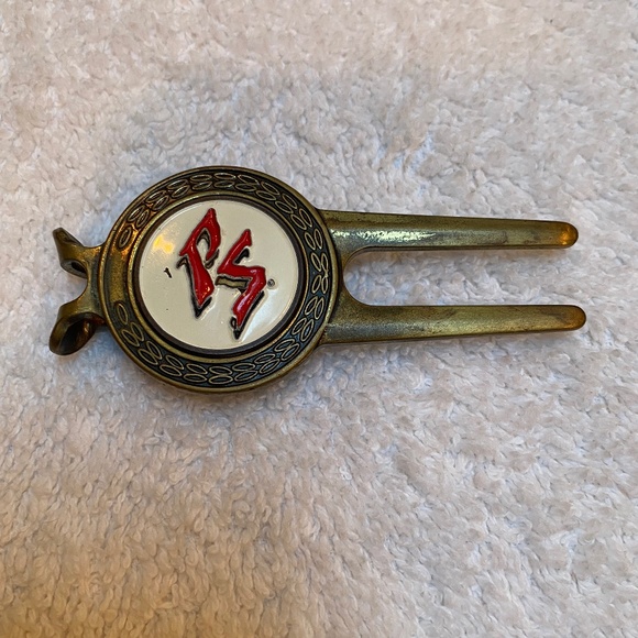 Vintage Piney Shores Golf Money Clip - Picture 1 of 2